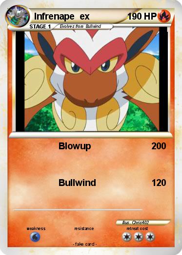 Pokemon Infrenape  ex