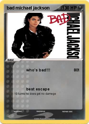 Pokemon bad michael jackson