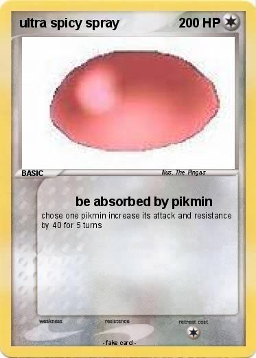 Pokemon ultra spicy spray