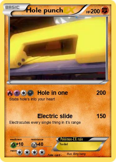 Pokemon Hole punch