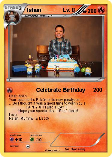 Pokemon Ishan              Lv. 8