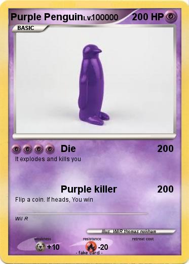 Pokemon Purple Penguin