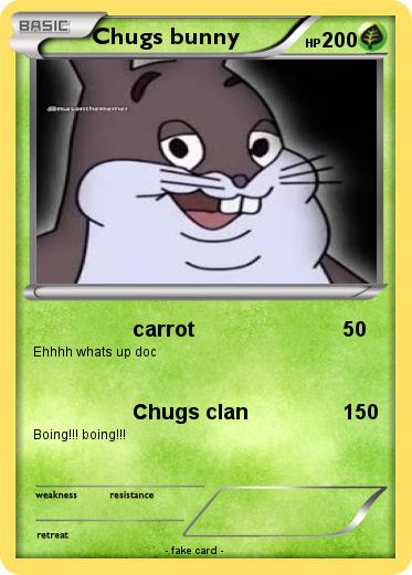 Pokemon Chugs bunny