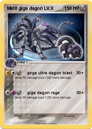 Pokemon Metil giga dagon LV.X