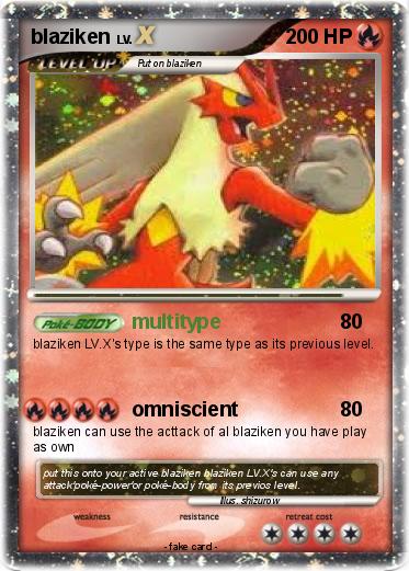 Pokemon blaziken