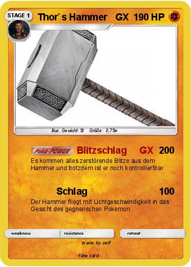 Pokemon Thor`s Hammer   GX