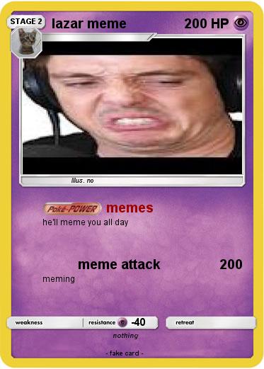 Pokemon lazar meme