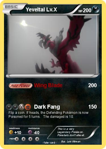 Pokemon Yeveltal Lv.X