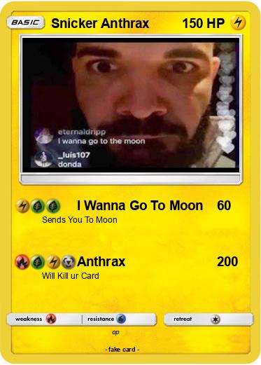 Pokemon Snicker Anthrax