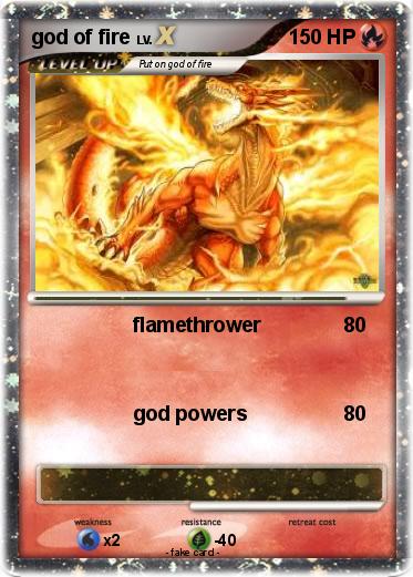 Pokemon god of fire