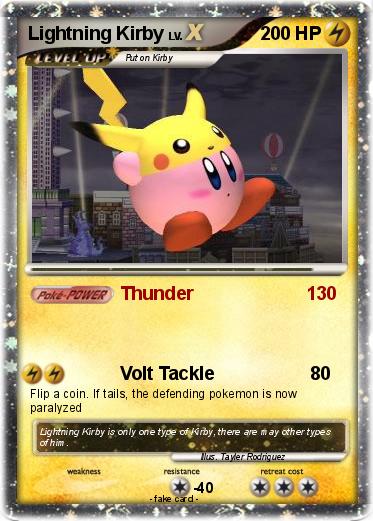 Pokemon Lightning Kirby