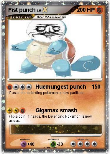 Pokemon Fist punch