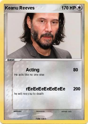 Pokemon Keanu Reeves