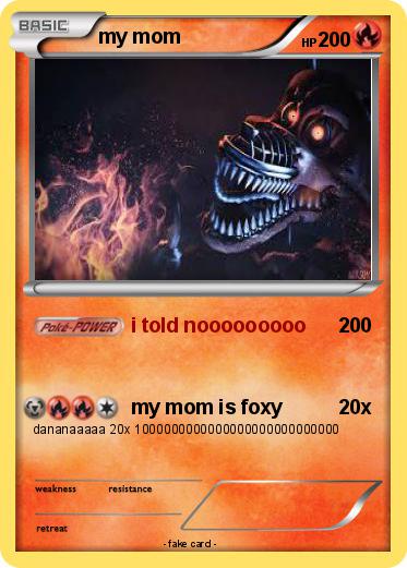 Pokemon my mom