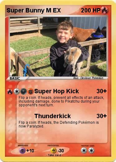 Pokemon Super Bunny M EX