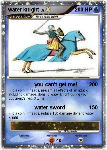 Pokemon water knight