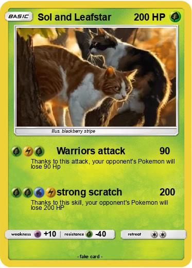 Pokemon Sol and Leafstar