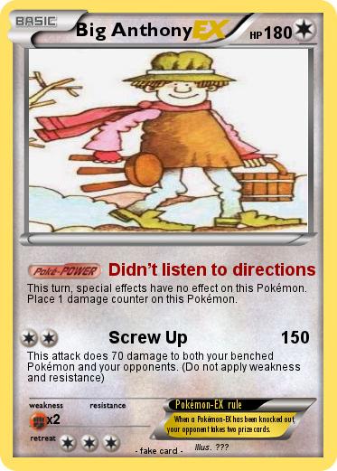 Pokemon Big Anthony
