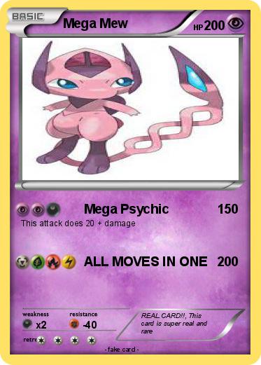 Pokemon Mega Mew