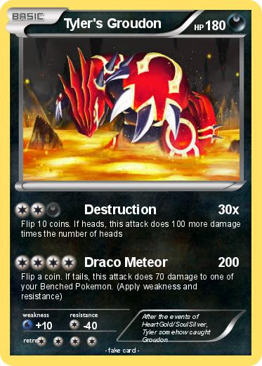 Pokemon Tyler's Groudon