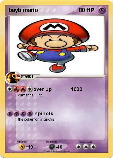 Pokemon bayb mario