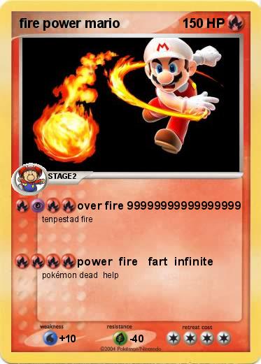 Pokemon fire power mario