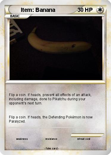Pokemon Item: Banana