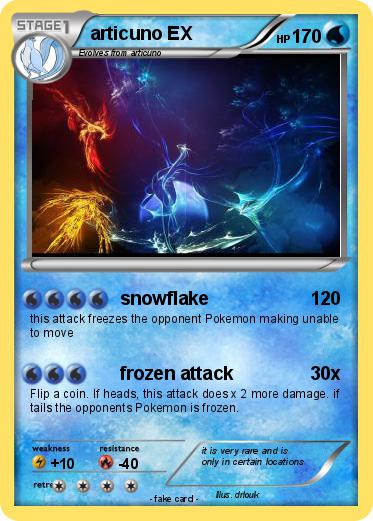 Pokemon articuno EX