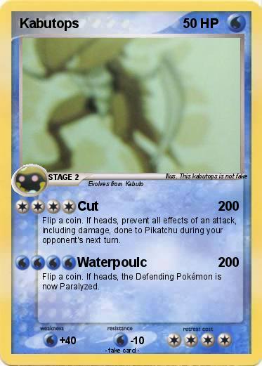 Pokemon Kabutops