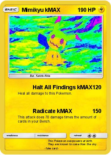 Pokemon Mimikyu kMAX