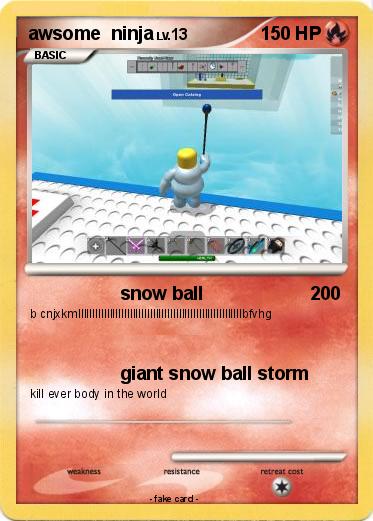 Pokemon awsome  ninja