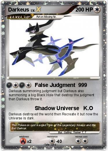 Pokemon Darkeus