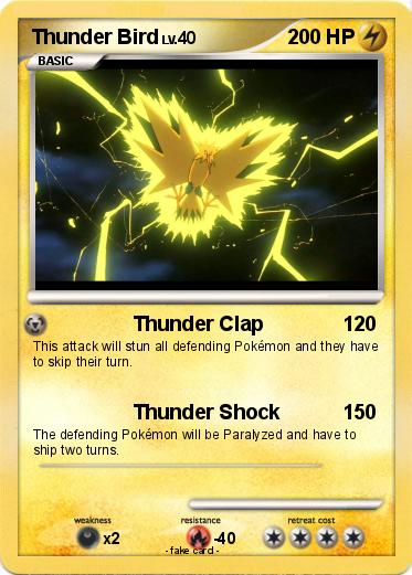 Pokemon Thunder Bird