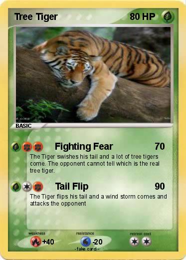Pokemon Tree Tiger