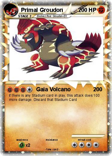 Pokemon Primal Groudon