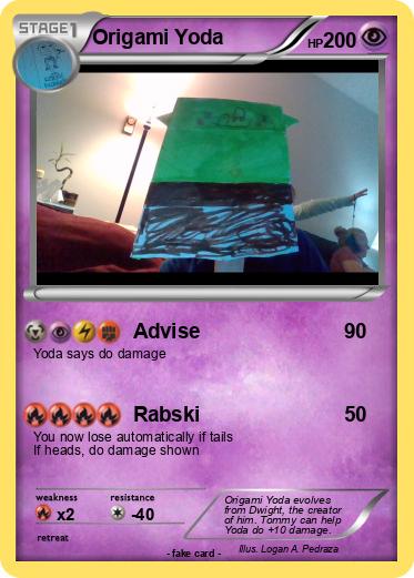 Pokemon Origami Yoda