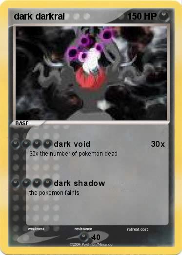 Pokemon dark darkrai