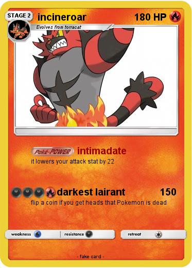 Pokemon incineroar