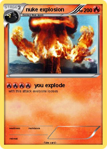 Pokemon nuke explosion