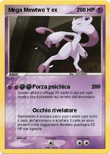Pokemon Mega Mewtwo Y ex