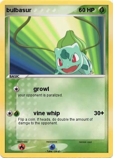 Pokemon bulbasur
