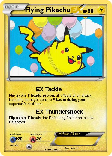 Pokemon Flying Pikachu