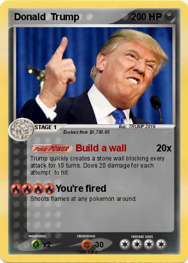 Pokemon Donald  Trump