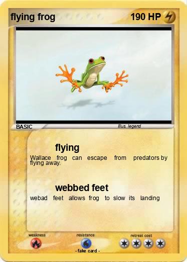 Pokemon flying frog