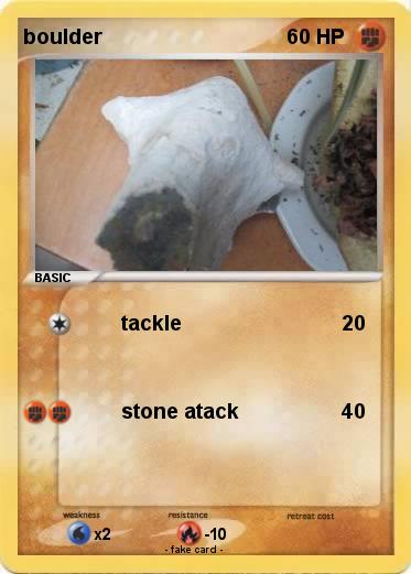 Pokemon boulder