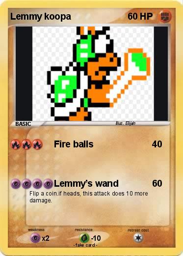 Pokemon Lemmy koopa