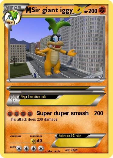 Pokemon Sir giant iggy