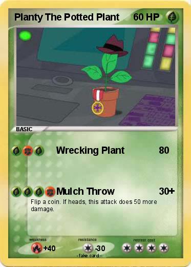 Pokemon Planty The Potted Plant