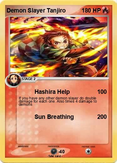 Pokemon Demon Slayer Tanjiro