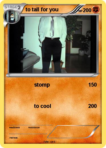 Pokemon to tall for you